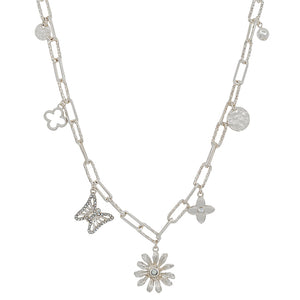 NECK: EMER SILVER