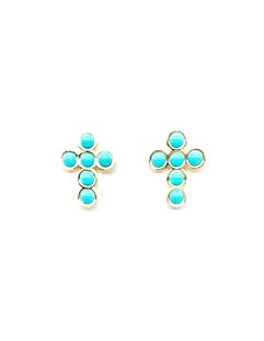 EAR: PRAT TURQUOISE