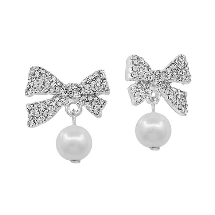 EAR: RICH SILVER PEARL